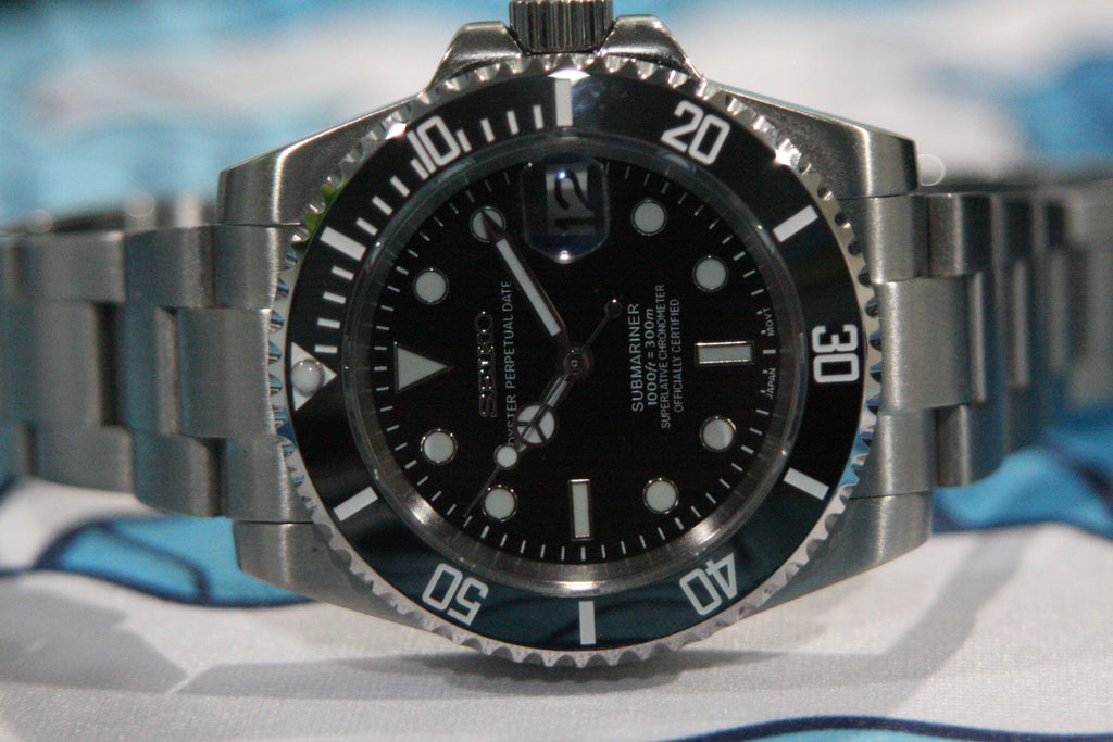 Black Submariner – 40mm Automatic Diver | NH35 | Ceramic Bezel