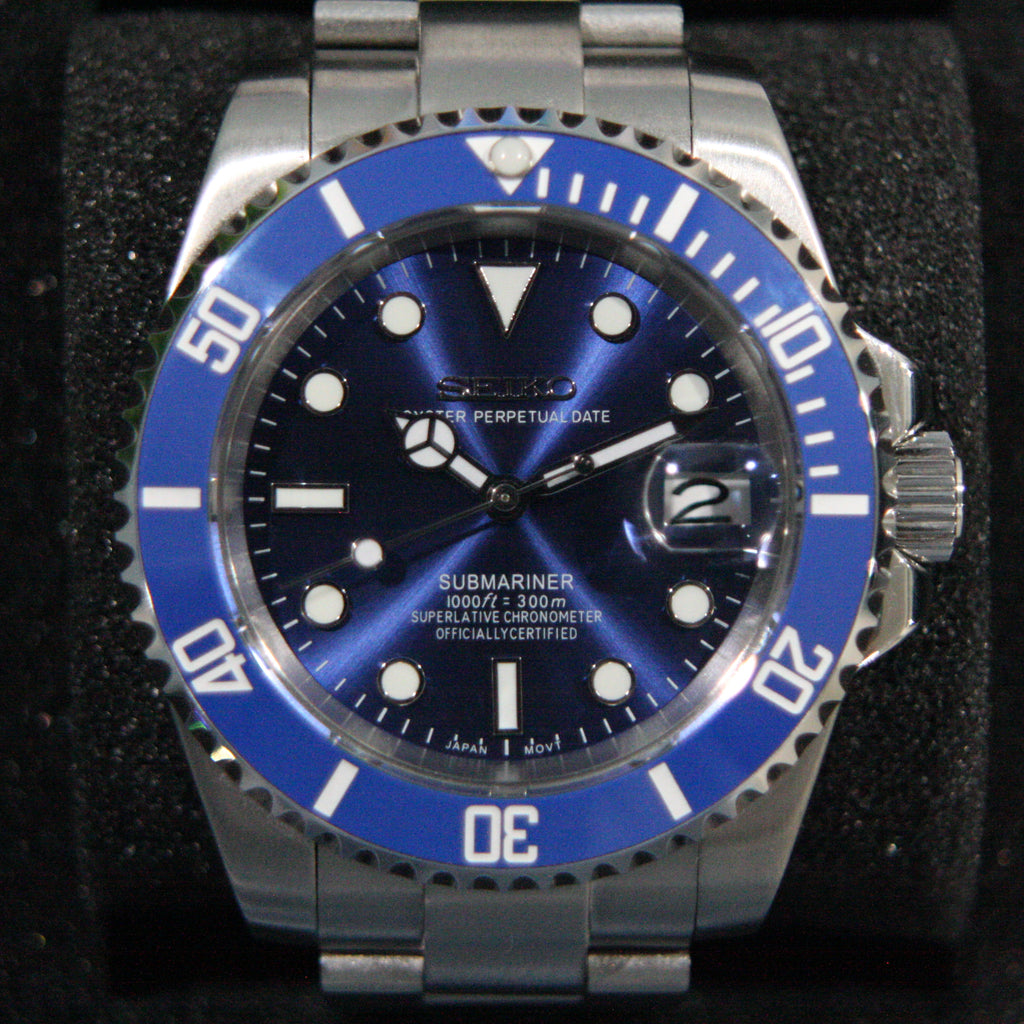 Smurf Submariner – 40mm Automatic Diver | NH35 | Ceramic Bezel