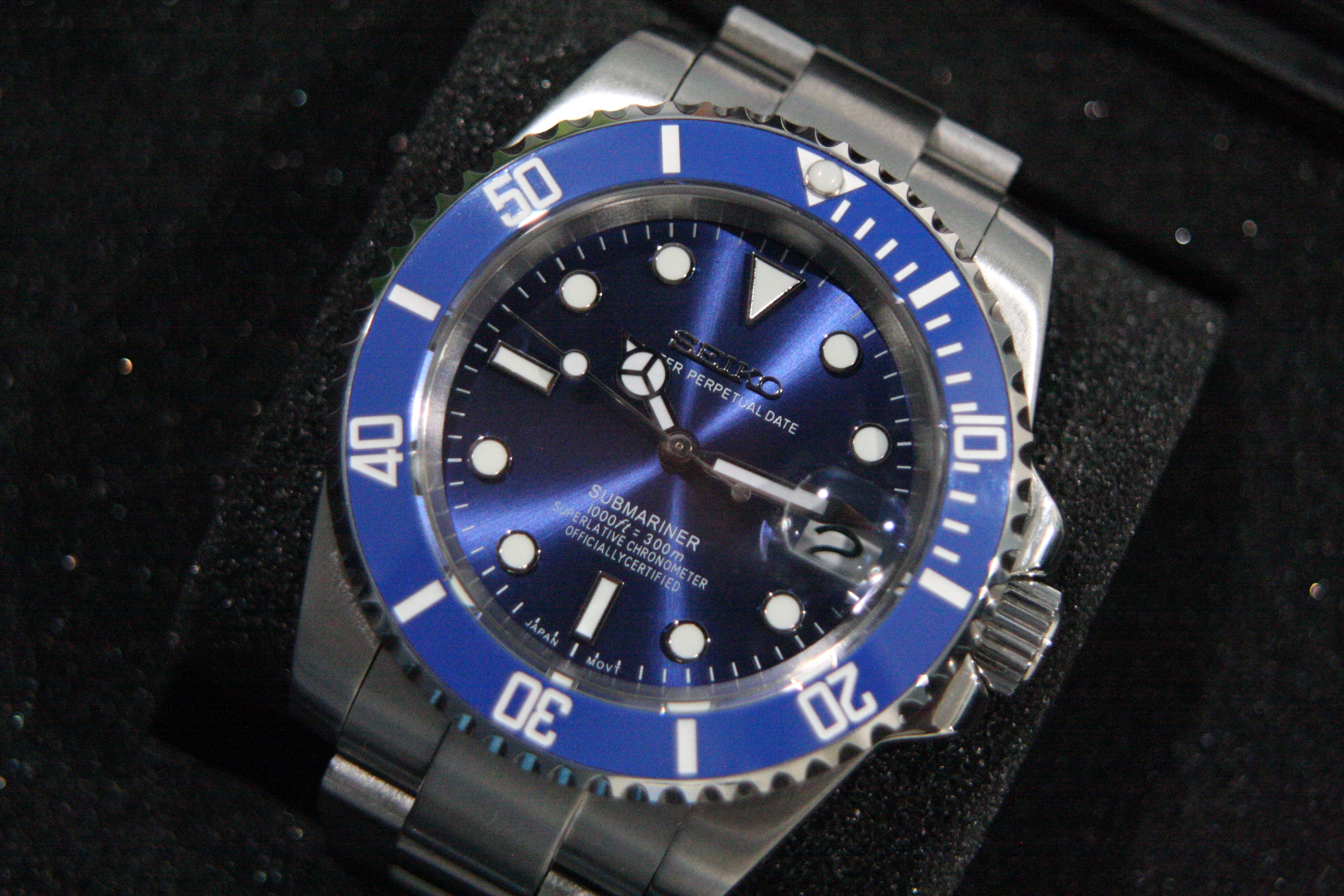 Smurf Submariner – 40mm Automatic Diver | NH35 | Ceramic Bezel